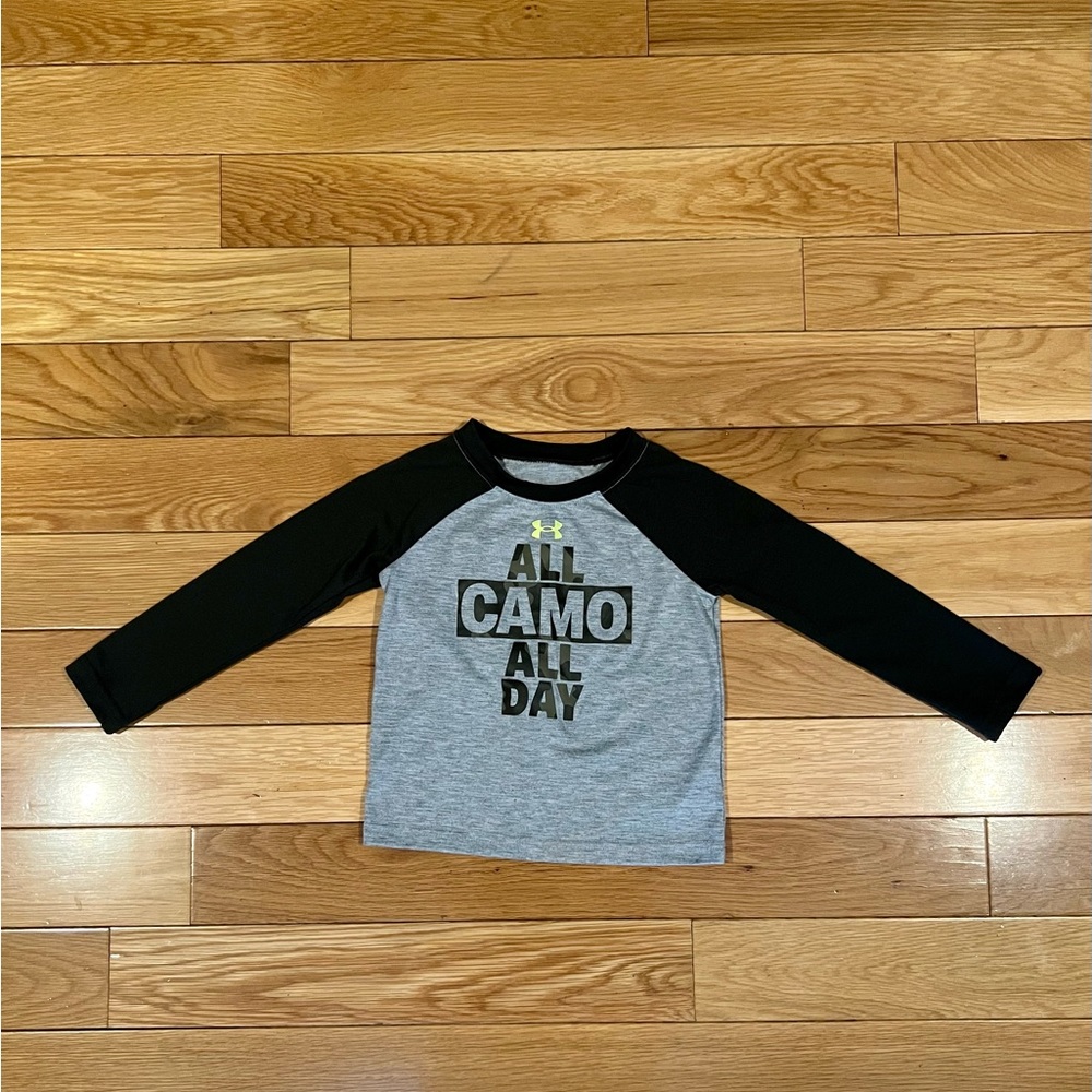 Under Armour Toddler Boys’ Long Sleeve Baseball Shirt